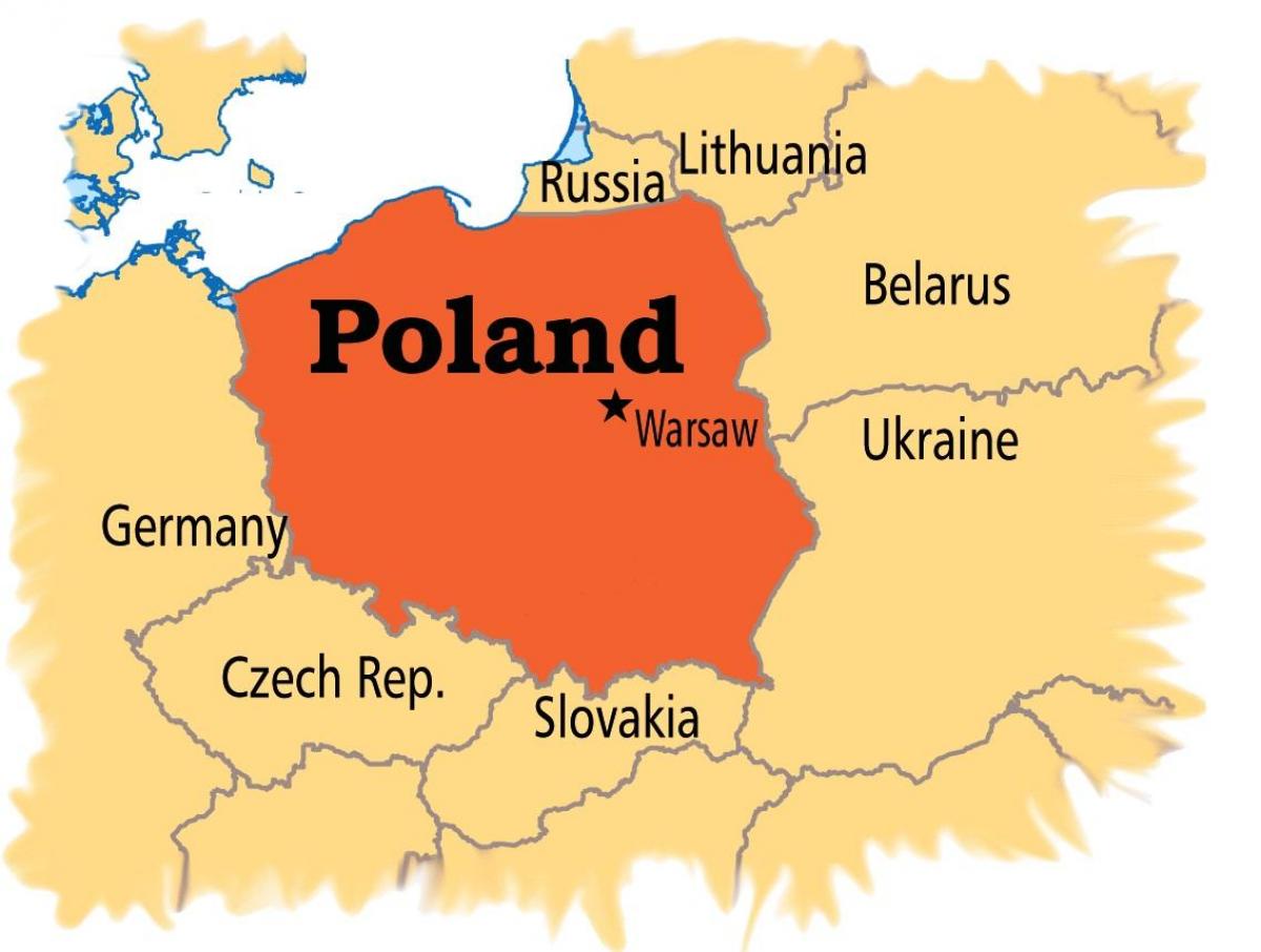 Карта Варшаве Европи