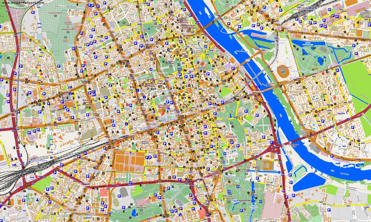 Карта Варшаве оффлине 
