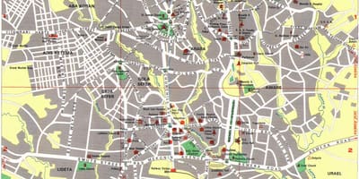 Картица атракција Варшаве 