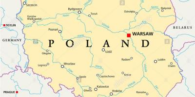 Варшава локацију на мапи света
